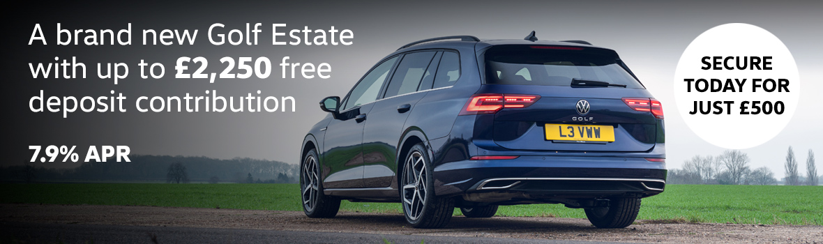 New Volkswagen Golf Estate finance special offers